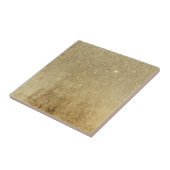 Carreau Maille fascinante Girly de feuille d'or et de (Côté)