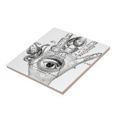 Carreau Main de serpent de boussole de Wellcoda Illuminati (Côté)