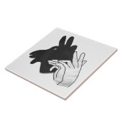 Carreau Main Silhouette Billy Chèvre (Côté)