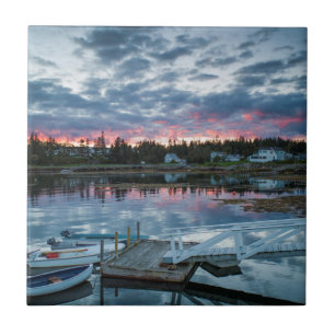 Carreau Maine, Newagen, port au coucher du soleil 2 2