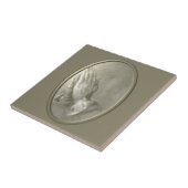 Carreau Mains de prière (Côté)