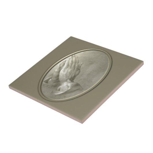 Carreau Mains de prière (Côté)