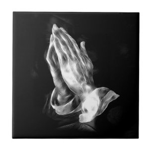 Carreau Mains de prière