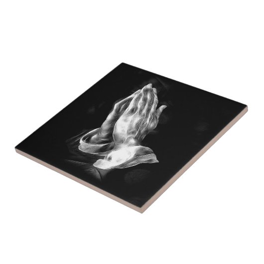 Carreau Mains de prière (Côté)