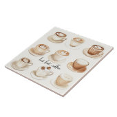 Carreau Mais d'abord, les tasses à café (Côté)