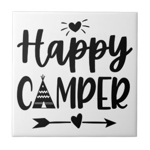 Carreau Maison agricole Lettré Happy Camper Tribal Boho