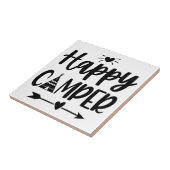 Carreau Maison agricole Lettré Happy Camper Tribal Boho (Côté)