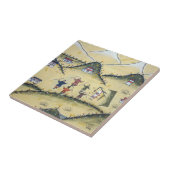 Carreau Maison bhoutanaise avec peintures au tir à l'arc - (Côté)