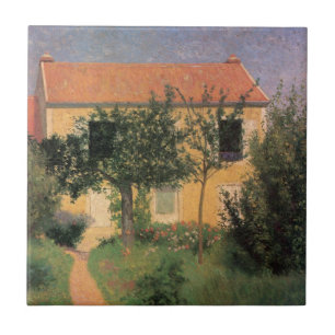 Carreau Maison de campagne italienne avec toit rouge