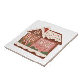 Carreau Maison de pain d'épices Noël Décor (Côté)
