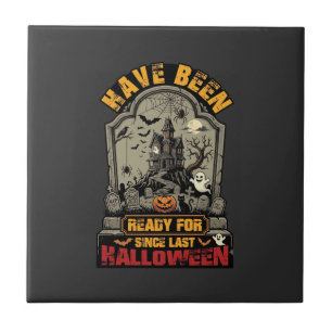 Carreau Maison Hantée Halloween Prête Depuis Tombstone 