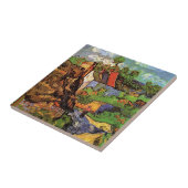 Carreau Maisons à Auvers par Vincent van Gogh (Côté)