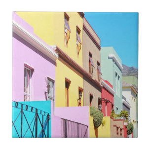 Carreau Maisons Colorées de Bo Kaap au Cap