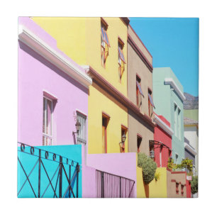 Carreau Maisons colorées du Cap Bo Kaap Street
