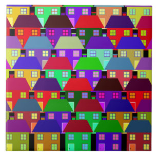 CARREAU MAISONS COMMUNAUTÉ MAISON COLORÉE
