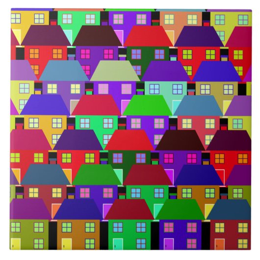 CARREAU MAISONS COMMUNAUTÉ MAISON COLORÉE (Devant)