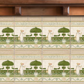 Carreau Maîtresse Mary's Enchanting Garden par Walter Cran