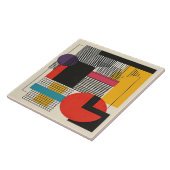 Carreau Maîtrise géométrique du milieu du siècle n° 6 (Côté)