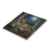 Carreau Majestic Leopard on Cliff Ledge (Côté)