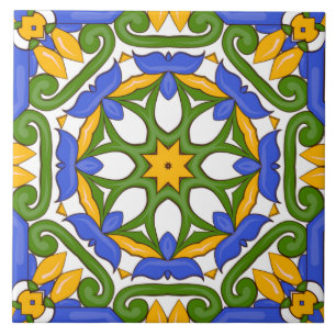 Carreau Majolica, carrelage méditerranéen,