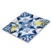 Carreau Majolica, citron, tuiles siciliennes, Carrelage en (Côté)