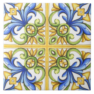 Carreau Majolica,Mediterranean tile,