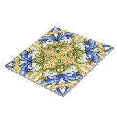 Carreau Majolica,Mediterranean tile, (Côté)