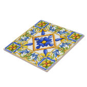 Carreau Majolica, tuile espagnole, méditerranée  (Côté)