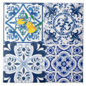 Carreau Majolica, tuiles, citrons, tuiles siciliennes (Devant)