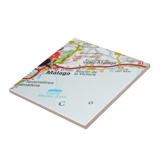 Carreau Malaga, Espagne (Côté)