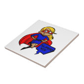 Carreau maman blonde (Côté)