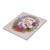 Carreau Maman Rose Rosebud (Côté)