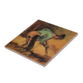 Carreau Man Stooping with Stick, Spade de Vincent van Gogh (Côté)