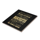 Carreau Manchester City d'art de typographie du (Côté)