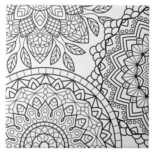 Carreau Mandala (Devant)