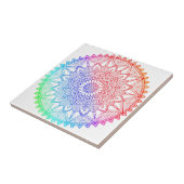 Carreau Mandala Arc-en-ciel (Côté)