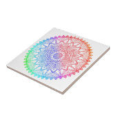 Carreau Mandala Arc-en-ciel (Côté)