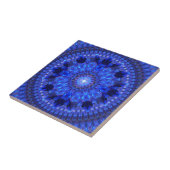 Carreau Mandala azuré de bouclier (Côté)