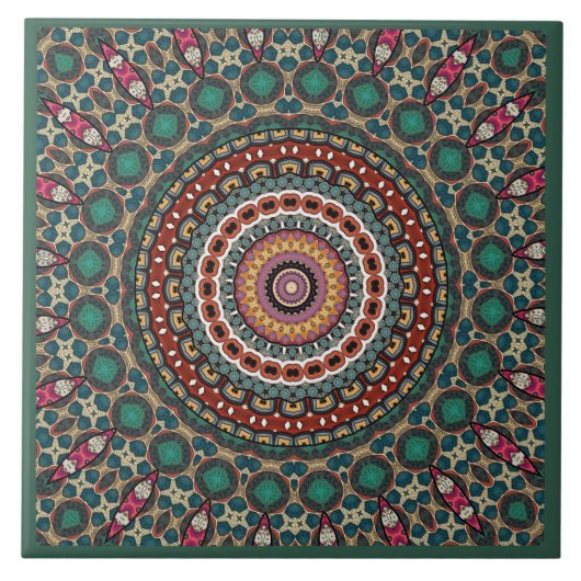 Carreau Mandala Décoratif  (Devant)