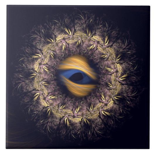 Carreau Mandala fractal (Devant)