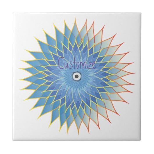 Carreau Mandala Lotus Blossom Thunder_Cove (Devant)