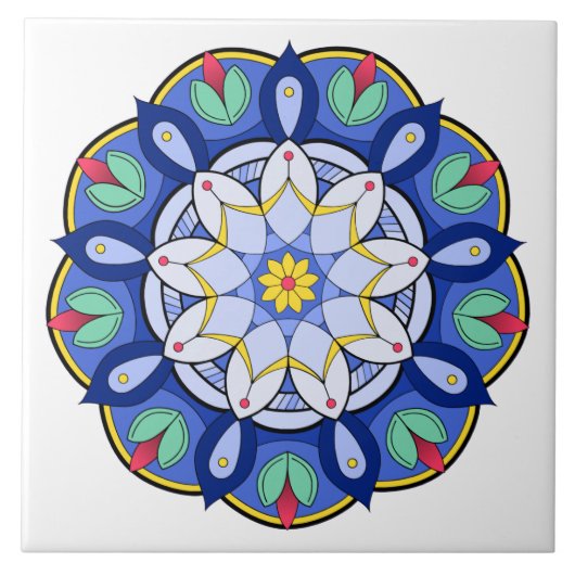 Carreau Mandala Motif 01 (Devant)