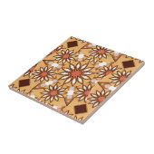 Carreau Mandala motif, bronzage caramel, chocolat (Côté)
