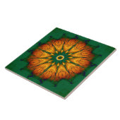 Carreau Mandala Orange (Côté)