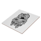 Carreau Mandala Owl (Côté)
