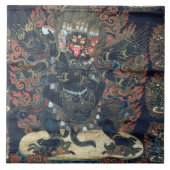 Carreau Mandala (parchemin peint) (Devant)