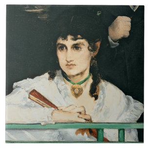 Carreau Manet le balcon, détail, 1868-9