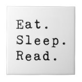 Carreau Manger. Dormir. Lire. (Devant)