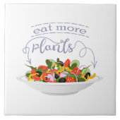 Carreau Mangez plus de plantes frais motivation salade let (Devant)