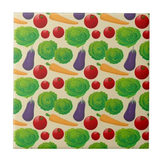 Carreau Mangez vos légumes (Devant)